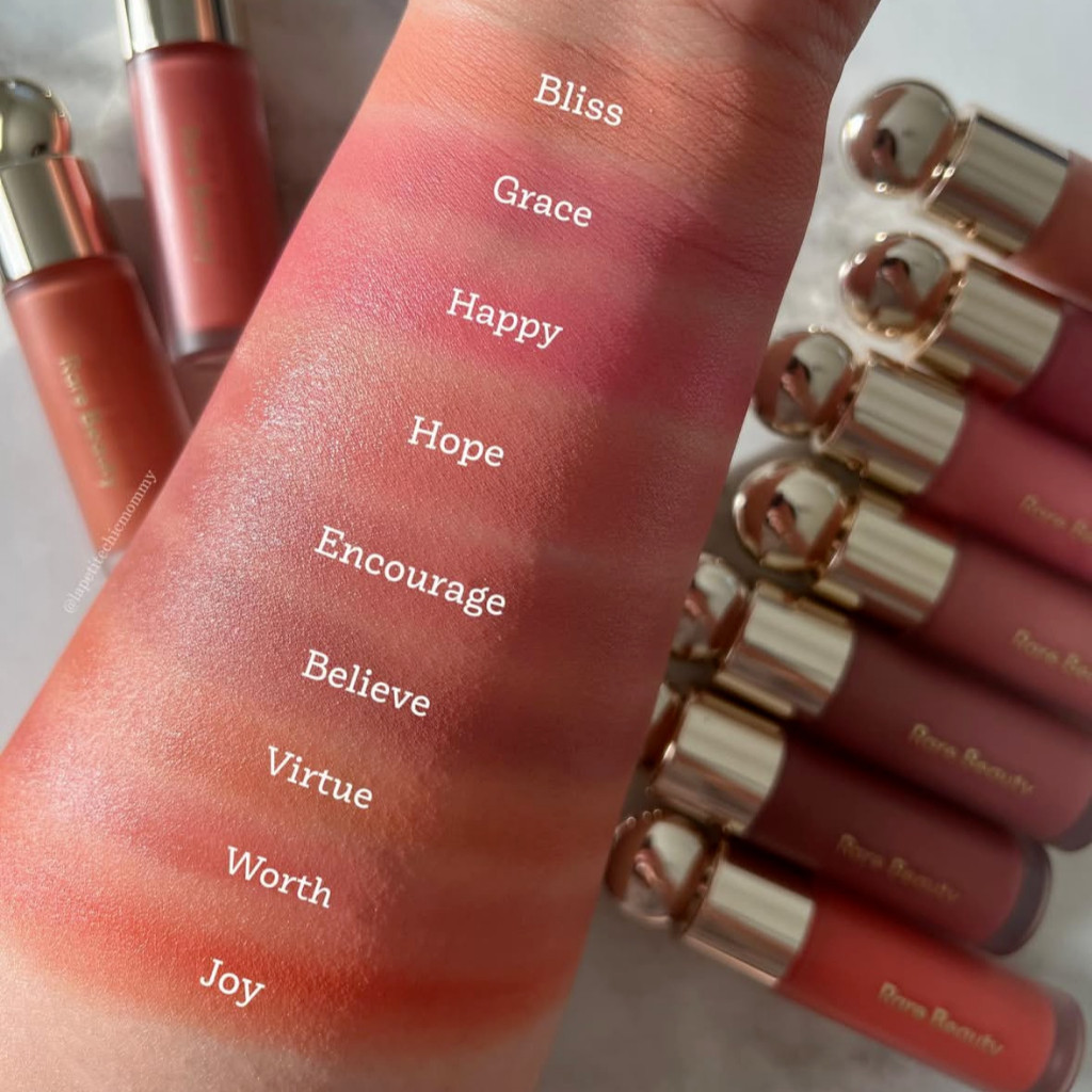 swatches on different skin tones